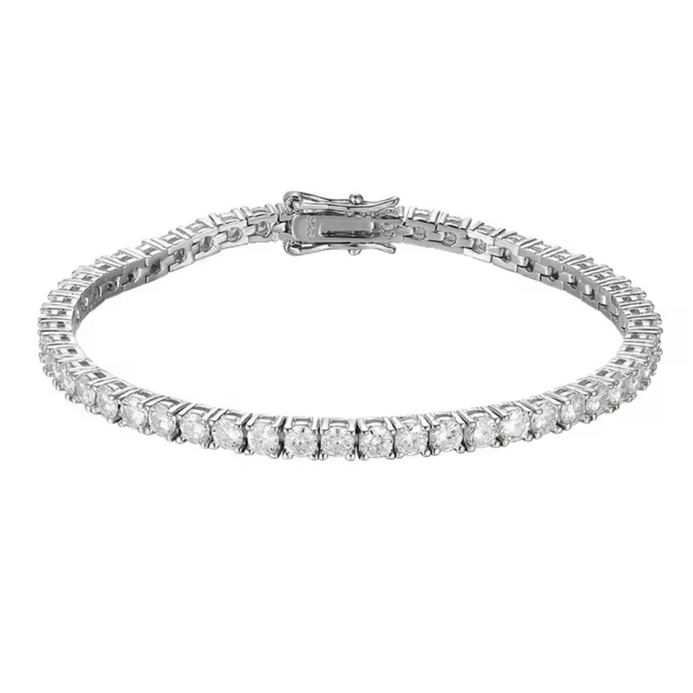 Moissanite Tennis Bracelet - 7in